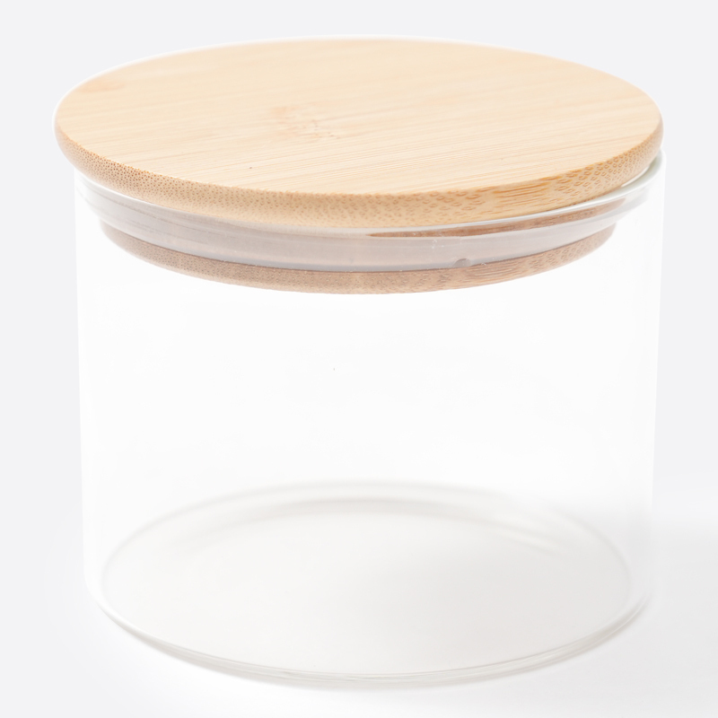 SP 竹蓋玻璃保存罐/400ml 2入