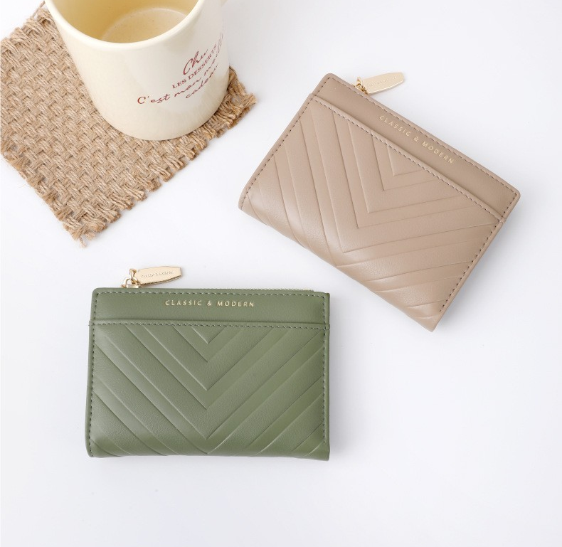 Embossed PU Leather Slim Wallet