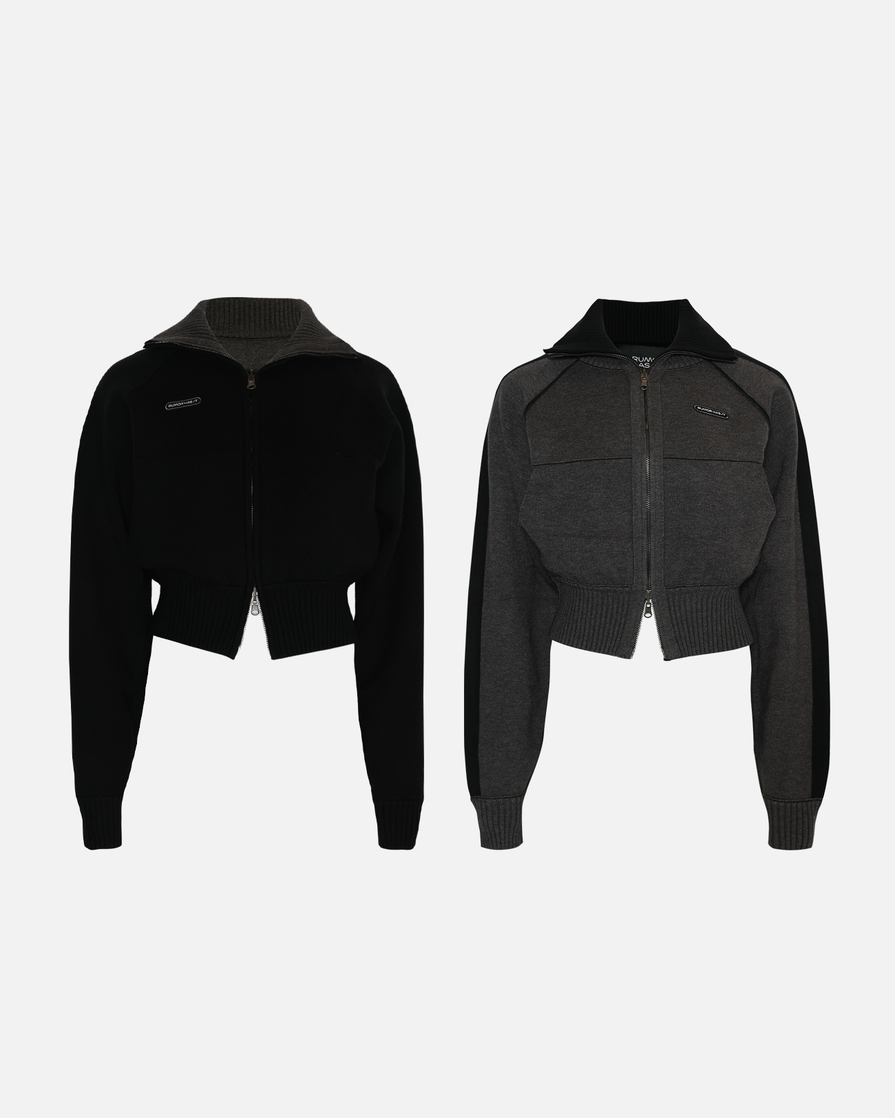 Two-Way Knitted Track Jacket