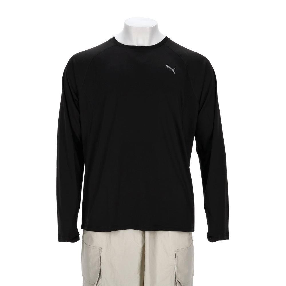 Puma 跑步系列 Velocity 男款 黑色 歐規 吸濕 排汗 薄長袖 T恤 運動 休閒 長袖 52660401