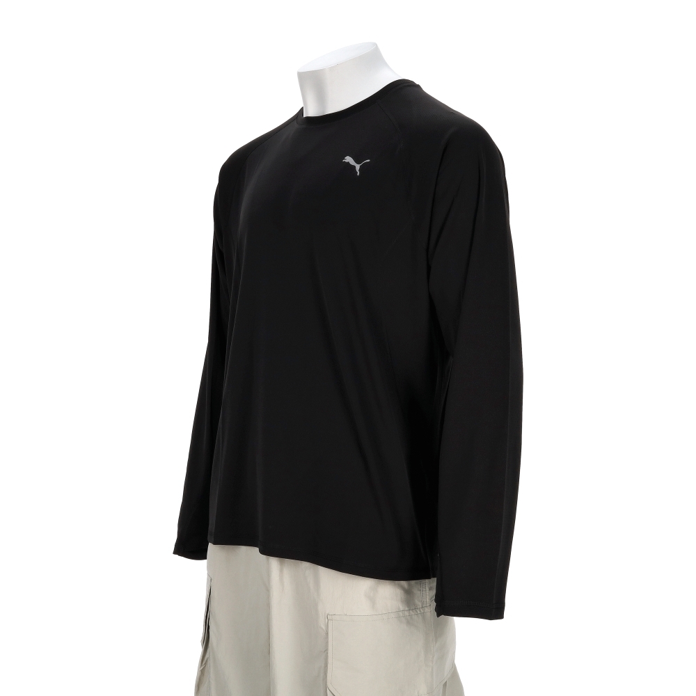 Puma 跑步系列 Velocity 男款 黑色 歐規 吸濕 排汗 薄長袖 T恤 運動 休閒 長袖 52660401