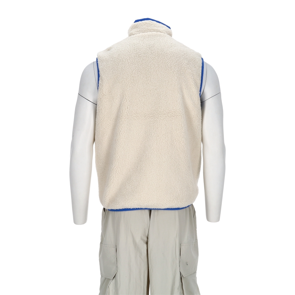 Puma 基本系列 男款 米白藍色 歐規 雙面穿 羔羊絨 立領 保暖 背心 68837287