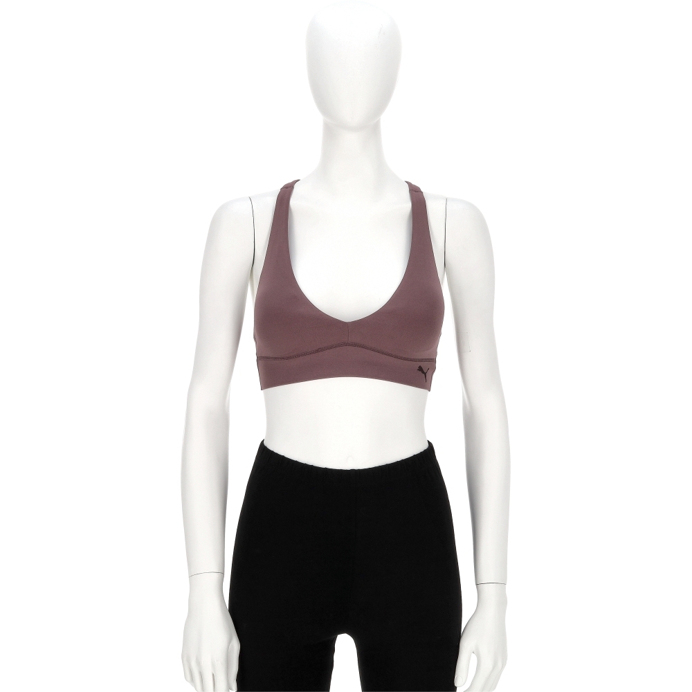 Puma 訓練系列 Shapeluxe 女款 可可棕色 歐規 低衝擊 低強度 吸濕 排汗 運動 內衣 52748188