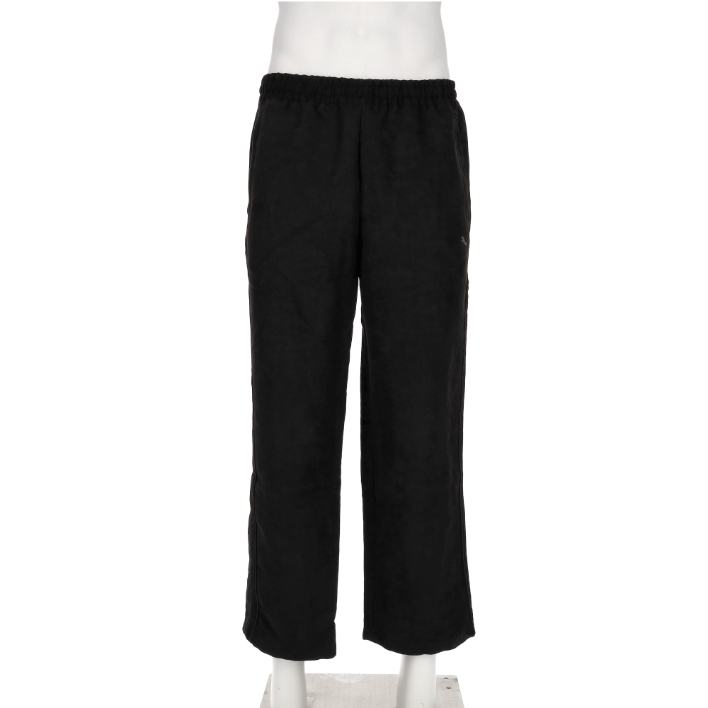 Puma 流行系列 T7 男款 黑色 歐規 寬鬆 彈性腰圍 仿麂皮 運動 休閒 長褲 63219101