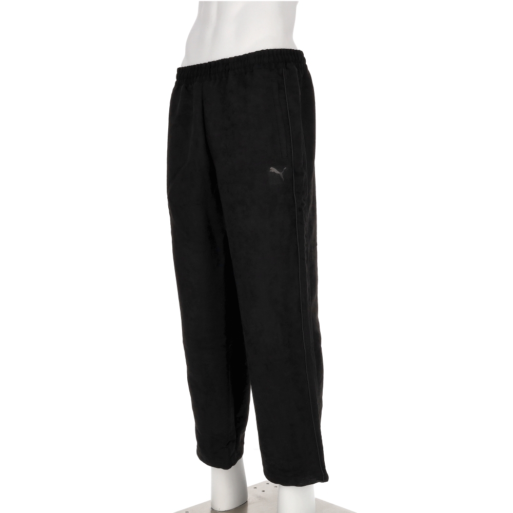 Puma 流行系列 T7 男款 黑色 歐規 寬鬆 彈性腰圍 仿麂皮 運動 休閒 長褲 63219101