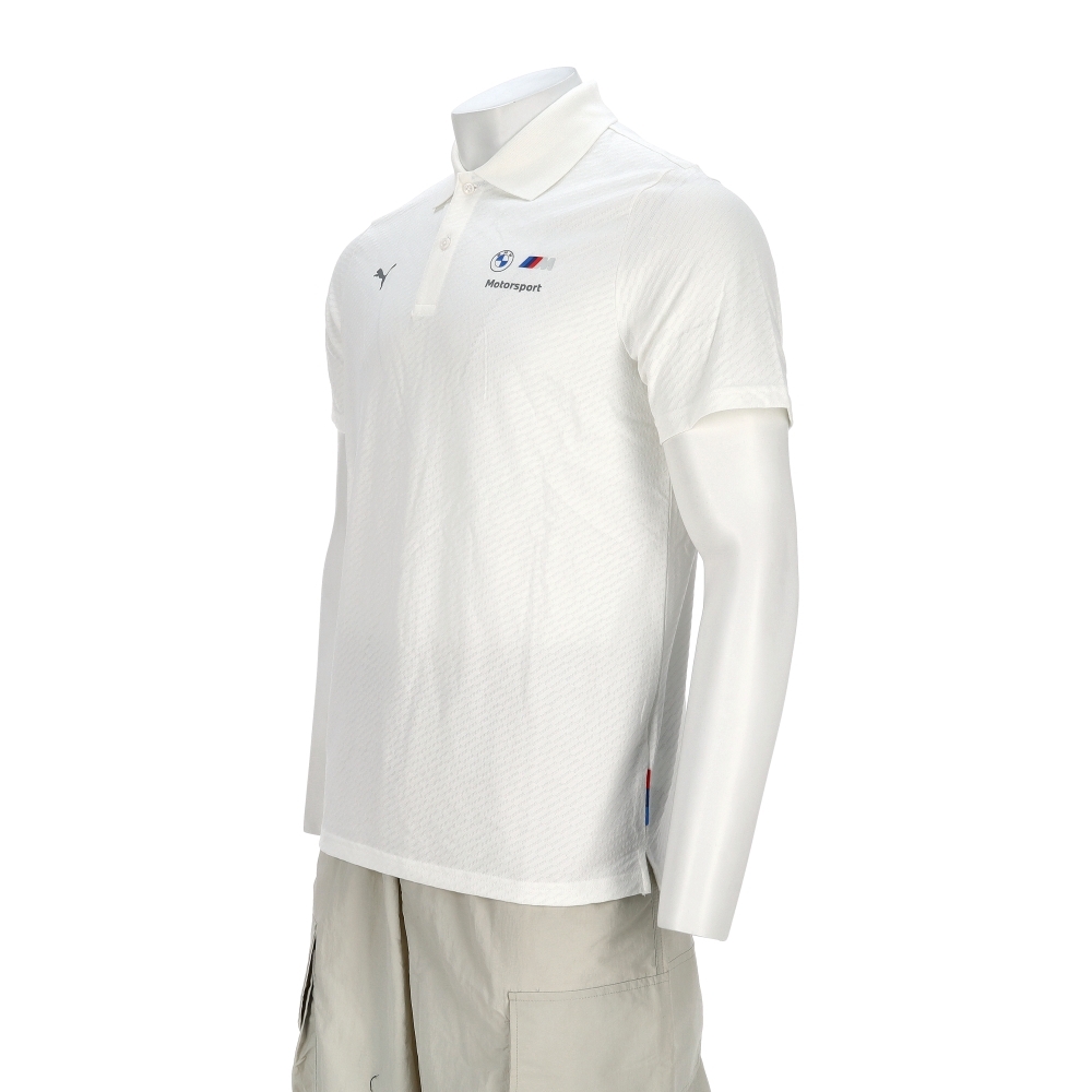 Puma BMW系列 MMS Jaquard 男款 白色 歐規 BMW Polo衫 短袖 63291602