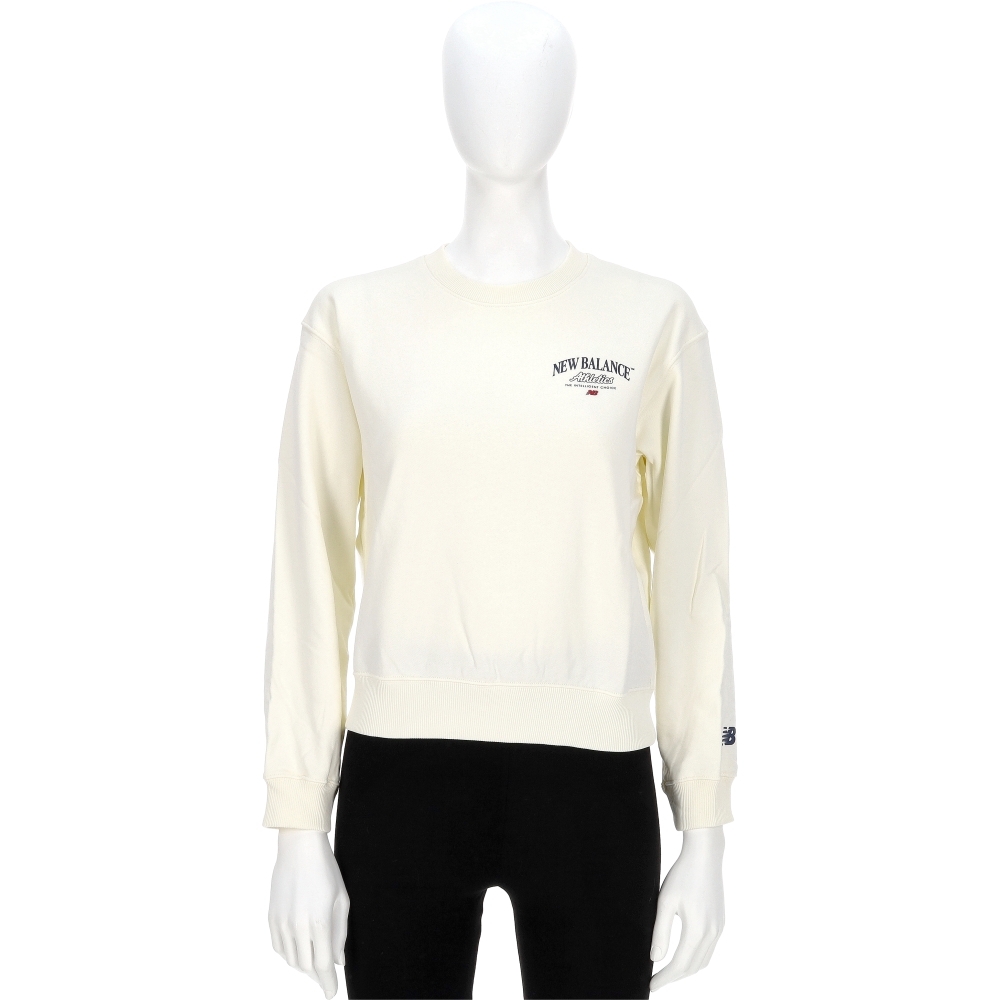 New Balance Sds 女款 米色 圓領 大學T 運動 休閒 長袖 NCF36342WT