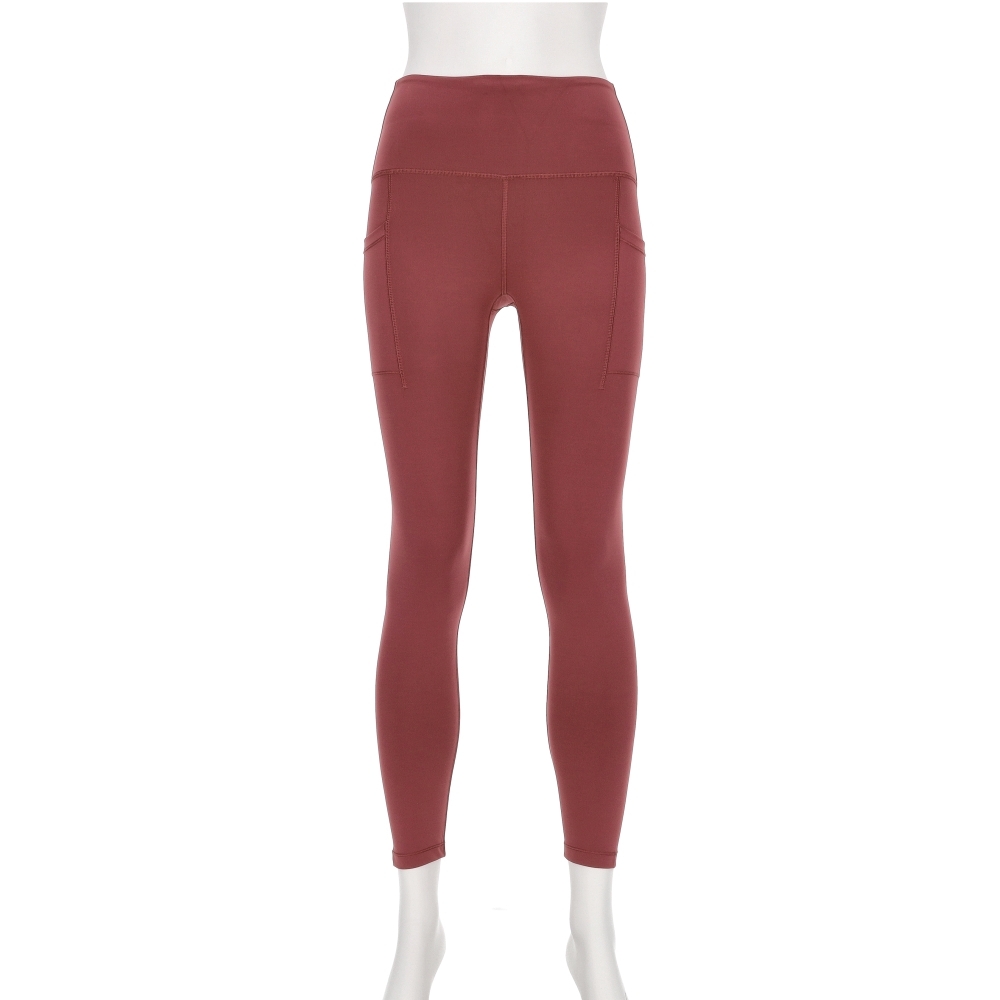 New Balance 女款 玫紅色 高腰 口袋 緊身褲 瑜珈褲 運動 長褲 WP51268WAD