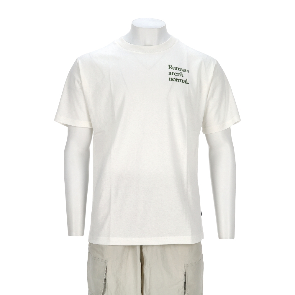 New Balance 男款 米白色 NB 美規 圓領 圖案 印花 T恤 短袖 MT53921SST