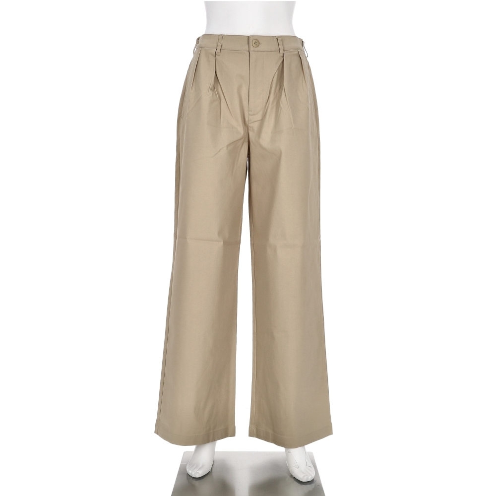 New Balance 女款 卡其色 NB 高腰 直筒 寬褲 休閒 長褲 WP51538SOT