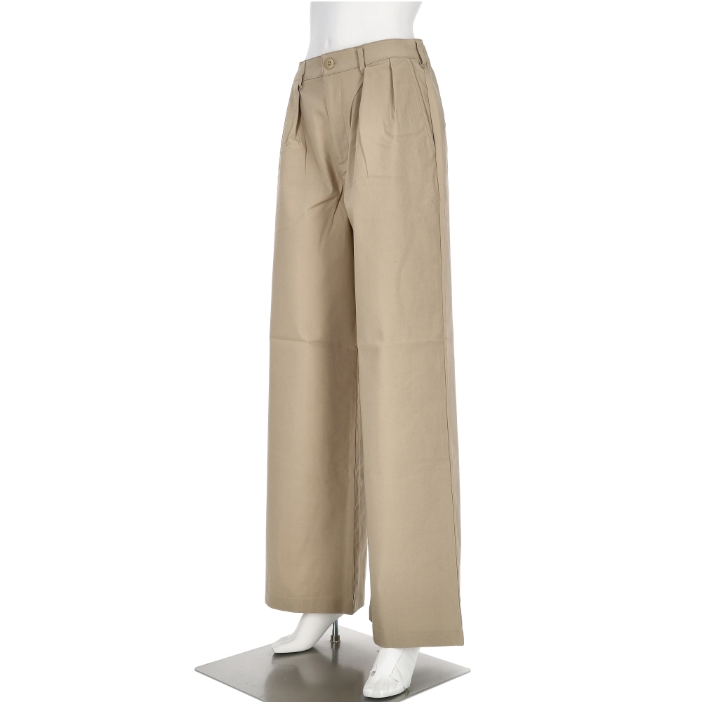 New Balance 女款 卡其色 NB 高腰 直筒 寬褲 休閒 長褲 WP51538SOT