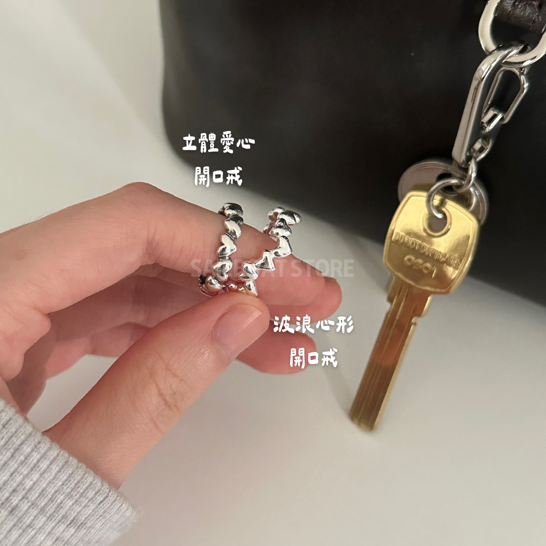 #預購 🇰🇷韓國 925銀 愛心 戒指