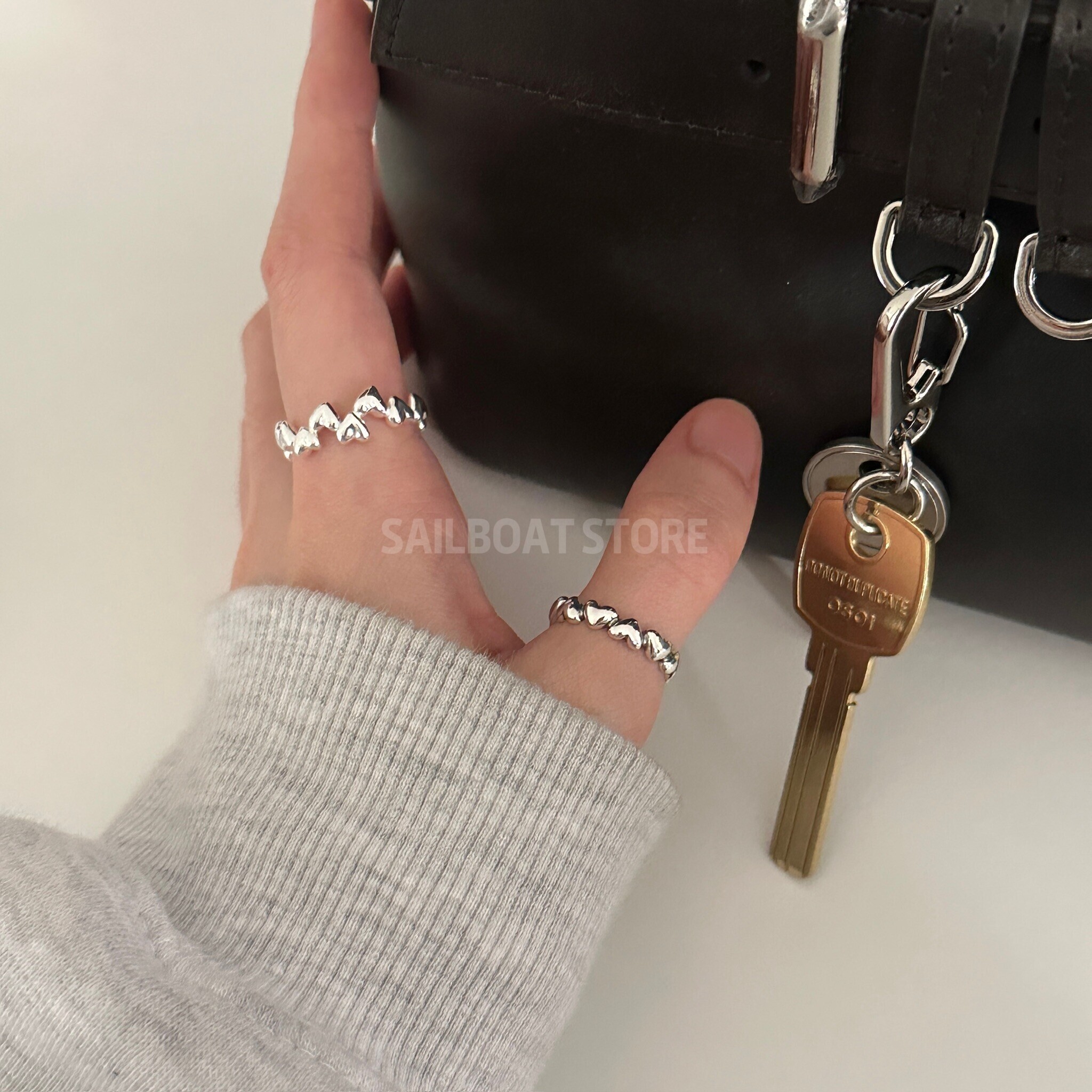 #預購 🇰🇷韓國 925銀 愛心 戒指