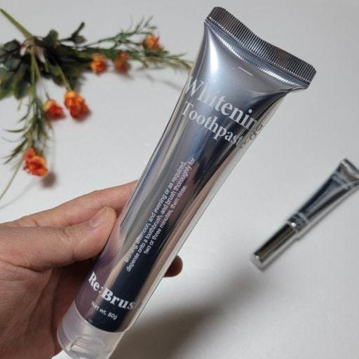 REBRUSH 亮白光澤美白套組 1劑(80g)+2劑(40g) (贈送擠牙膏夾)