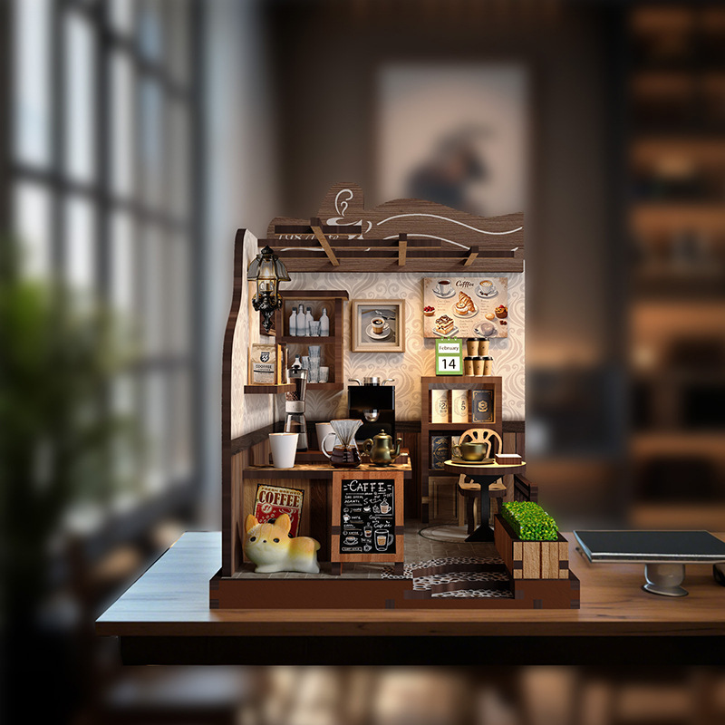 DIY Countryside Coffee House Miniature Kit