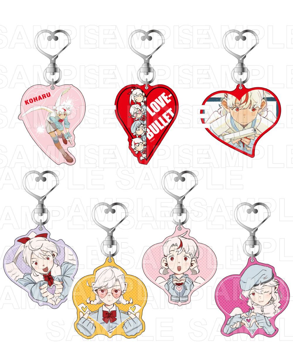 預購-戀愛子彈　壓克力鑰匙圈 系列【日本進口精品】