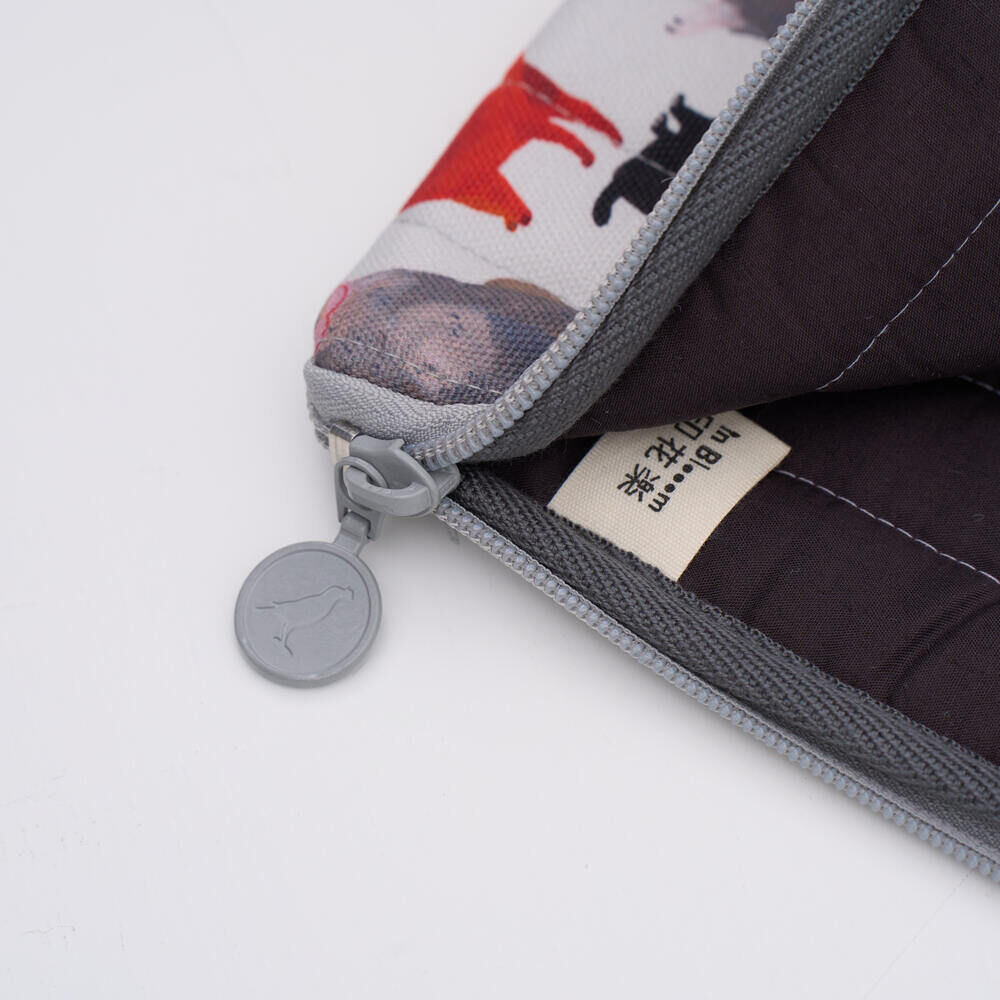 印花樂7~7.8吋電子書收納包/印花樂 x Soupy Tang/寵物派對