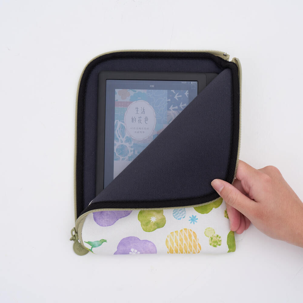 7~7.8吋電子書收納包(閱讀器保護套)/玻璃海棠17號/丁香紫