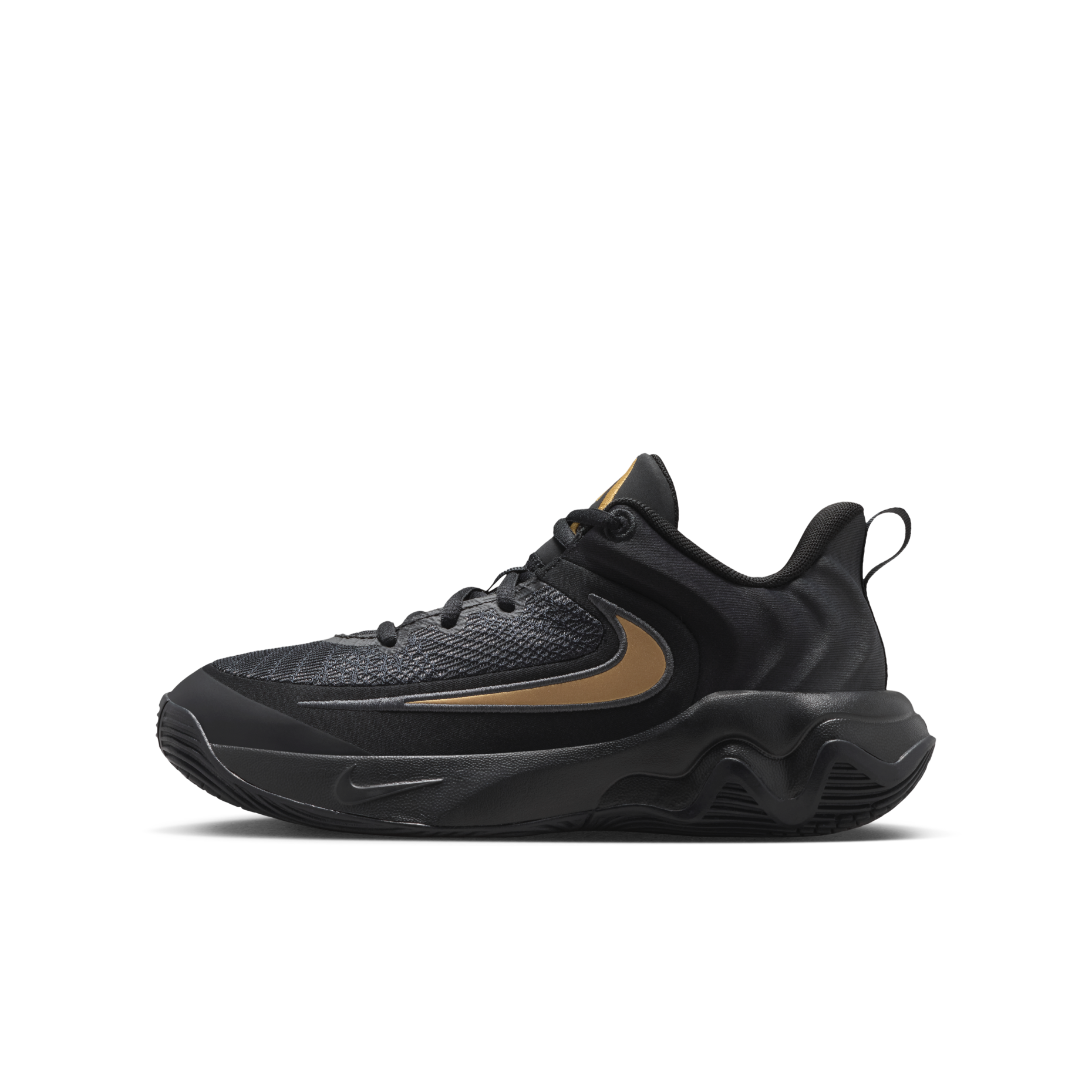 大童鞋 女生尺寸 NIKE GIANNIS IMMORTALITY 4 GS 黑金 緩震 倒勾 字母哥 籃球鞋【IH7664-005】