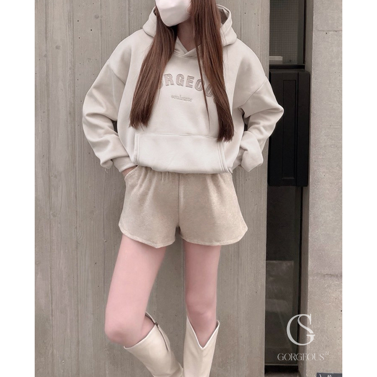 G9774「高磅蛋白羊絨A字短褲」