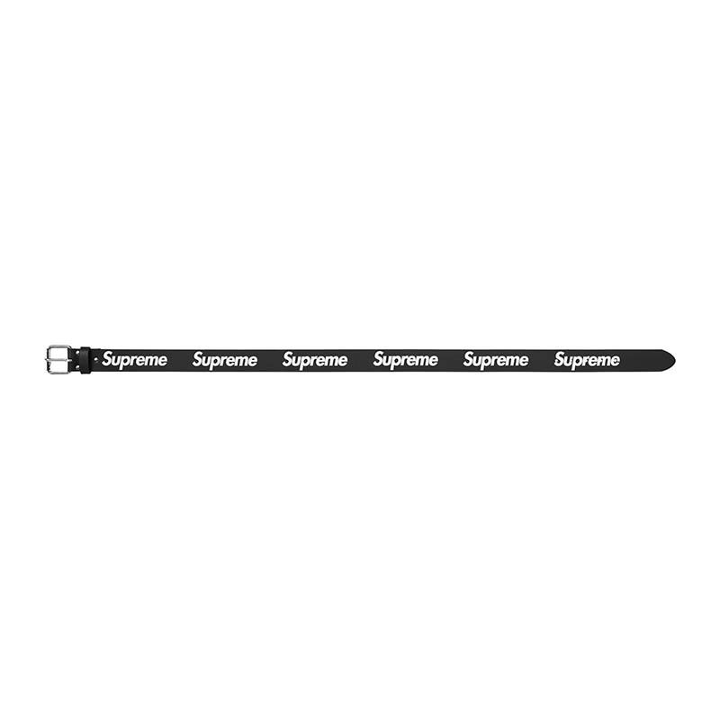 Supreme Repeat Leather Belt Black 皮帶 黑色 SUP-563 [台灣現貨]