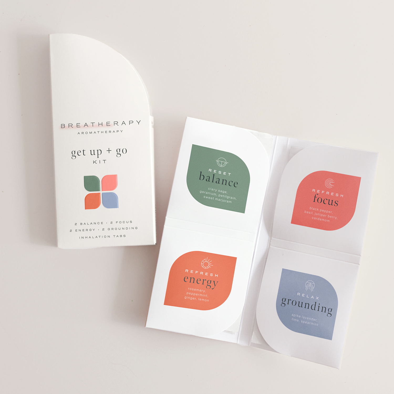 Breatherapy Kit-Get up+Go心香貼日常套組．啟動能量(8入)