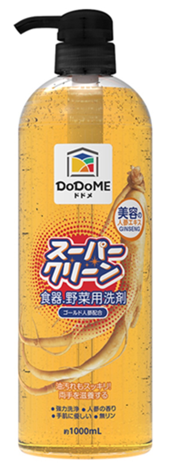 (394)DoDoME食器蔬果洗潔精（護膚人參配方) 1000ml