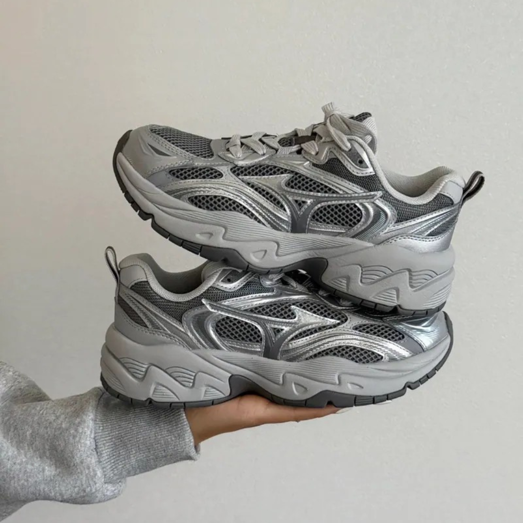 "代購" MIZUNO 美津濃 Trainer 2K V2  復古 銀灰 老爹鞋