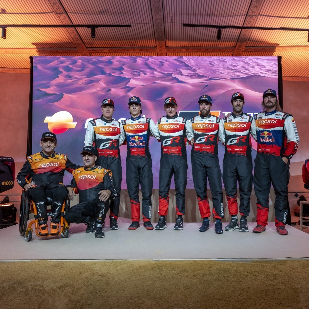 REPSOL × TOYOTA 發表 2026 達卡拉力賽合作計畫