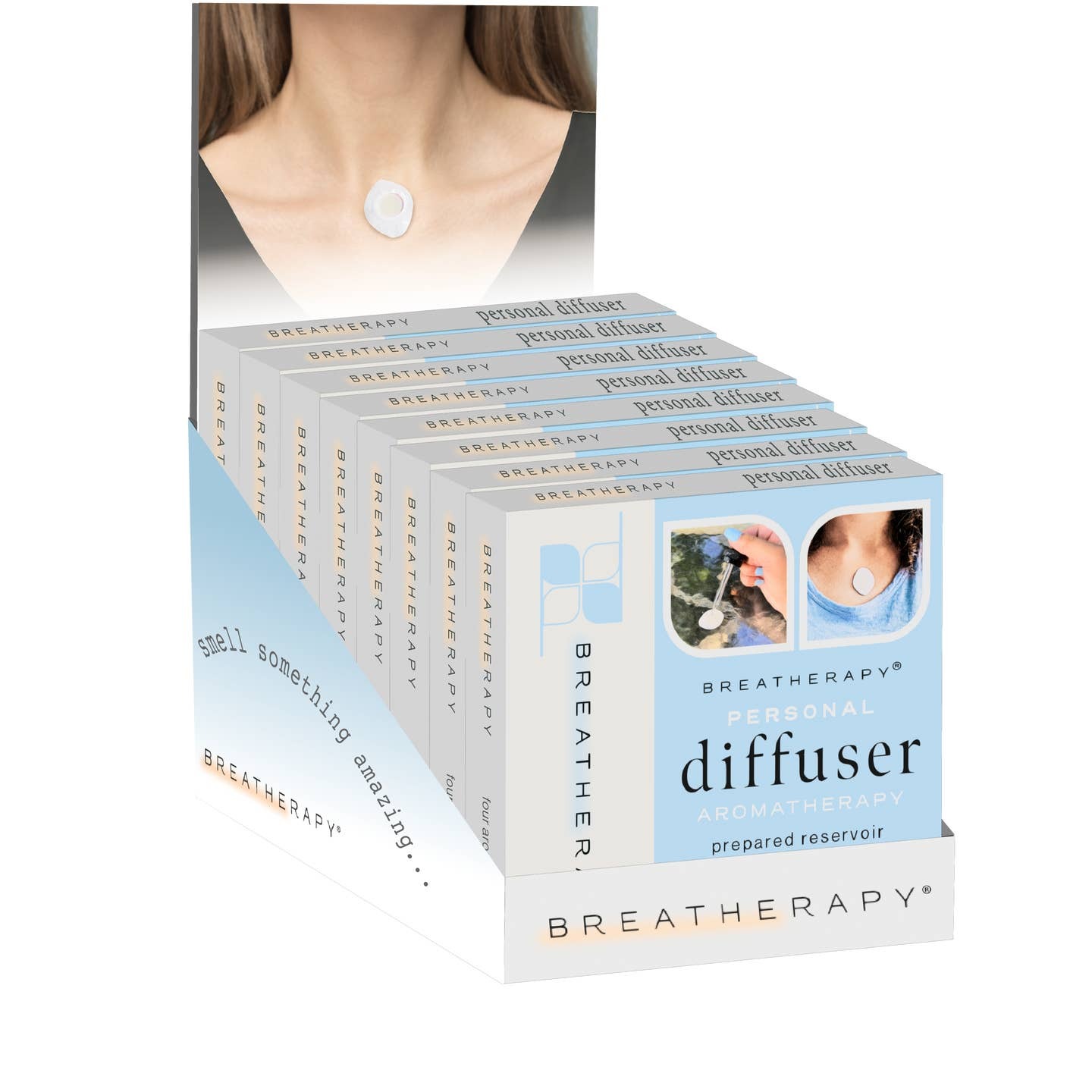 Breatherapy-Personal Diffuser心香貼．留白(4入裝)