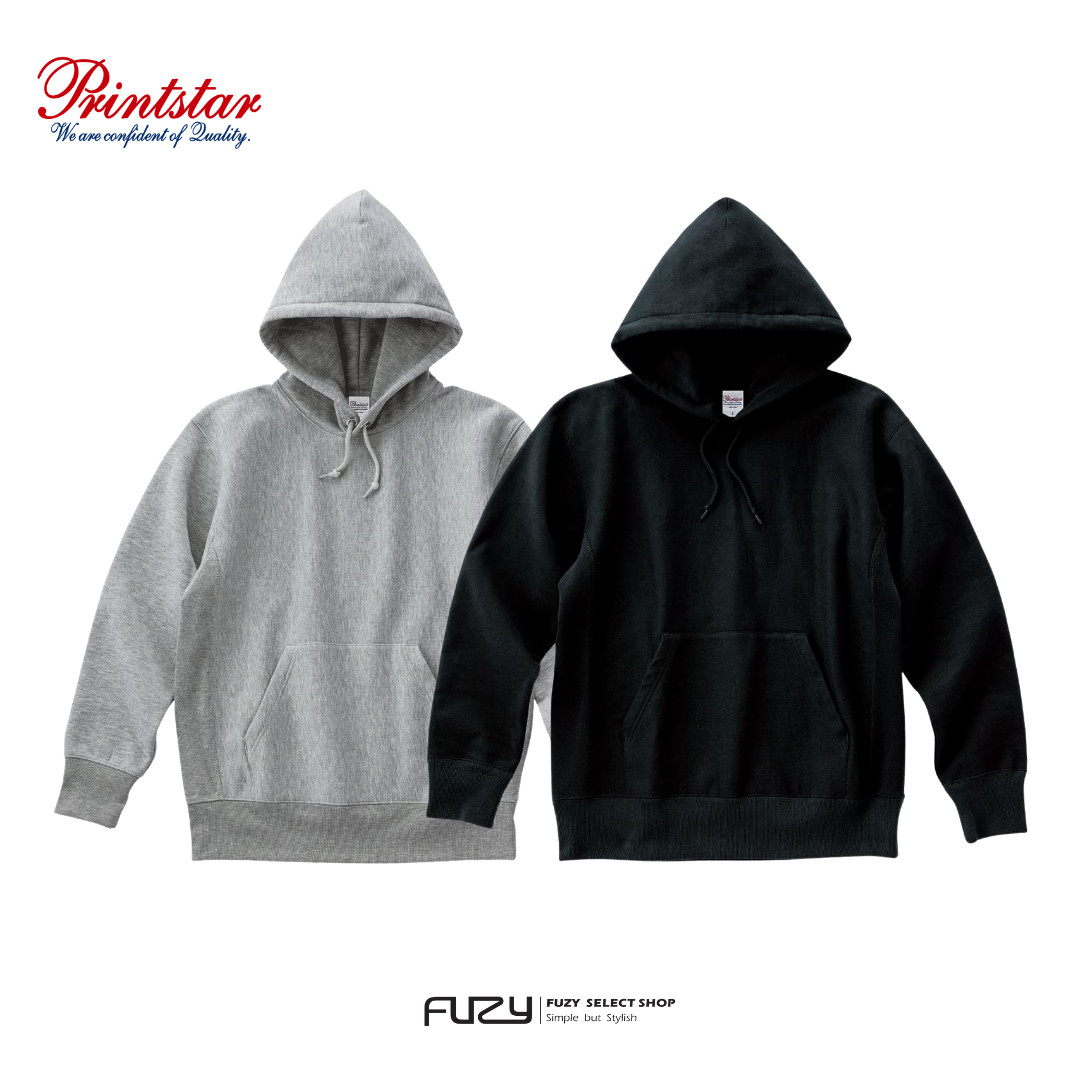 Printstar 厚磅內刷毛 帽T 12 盎司重磅厚實 兩側拼接 男女可穿【 FUZY 】- 00228-FVH