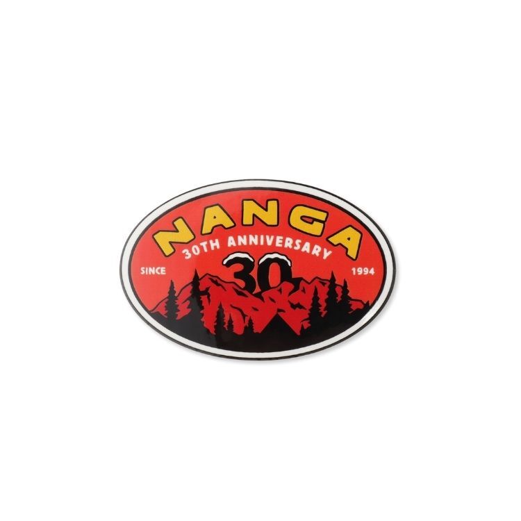 NANGA 30TH ANNIVERSARY STICKER OVAL