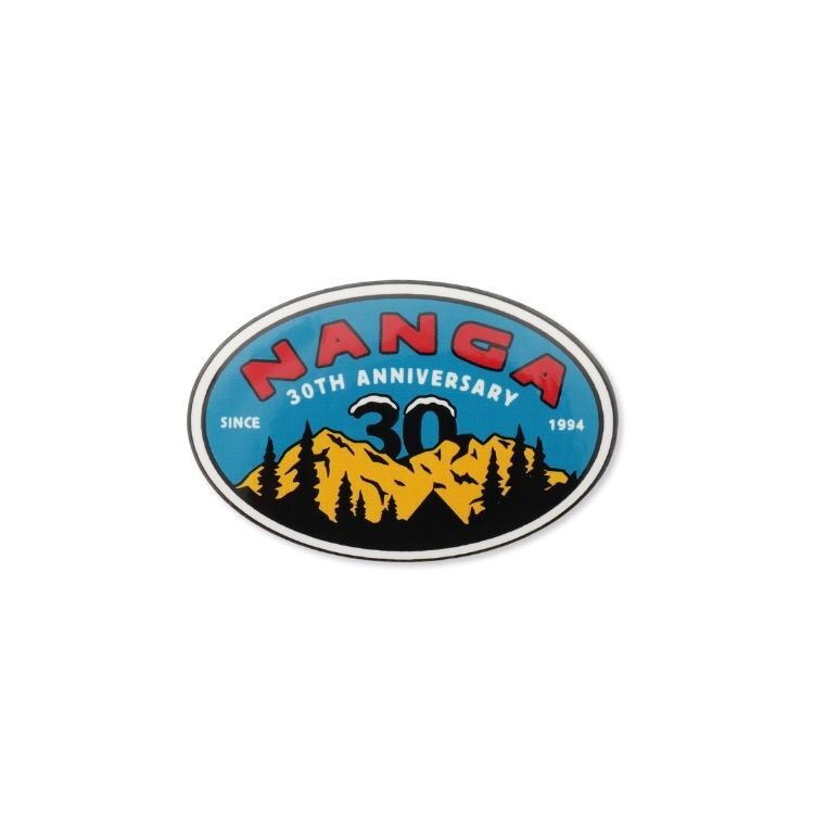 NANGA 30TH ANNIVERSARY STICKER OVAL