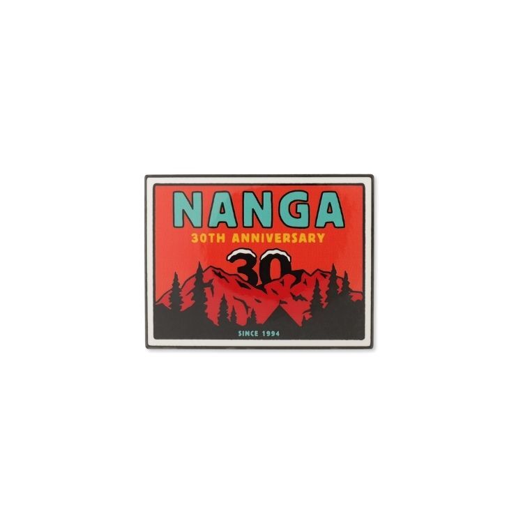 NANGA 30TH ANNIVERSARY STICKER SQUARE