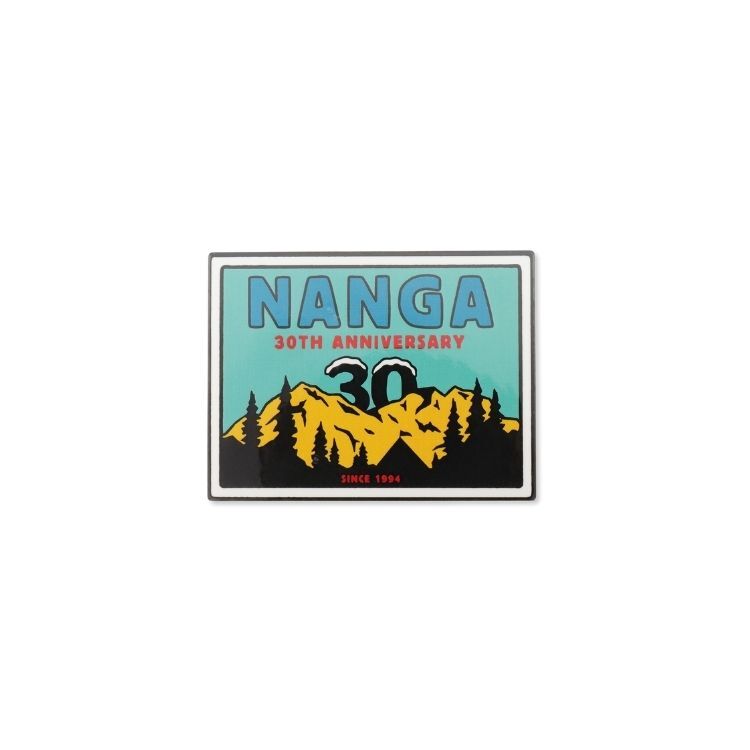 NANGA 30TH ANNIVERSARY STICKER SQUARE
