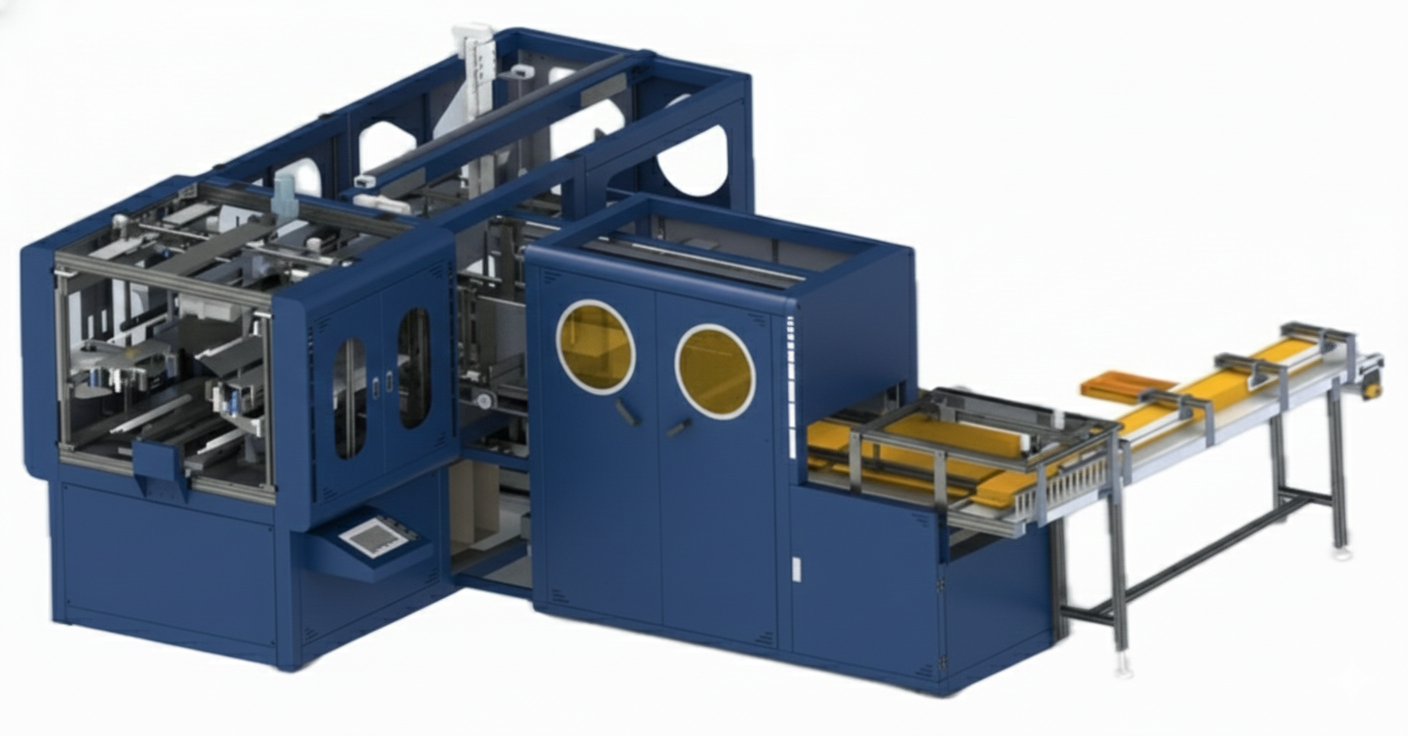 Fully Automatic Case Packing & Sealing Machine (Integrated Type)