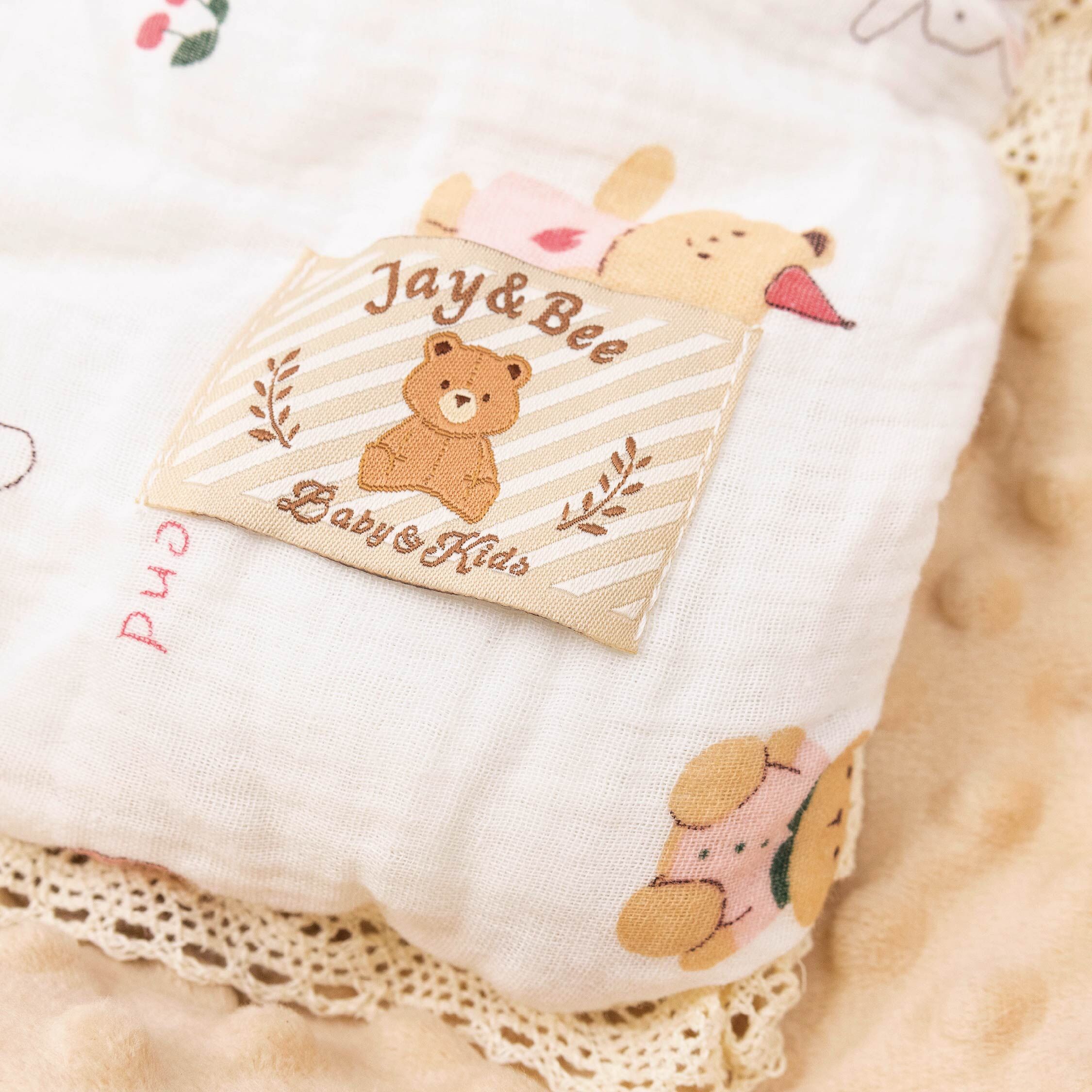 【JS0384】日常兔兔鋪棉魔粒毯(小)