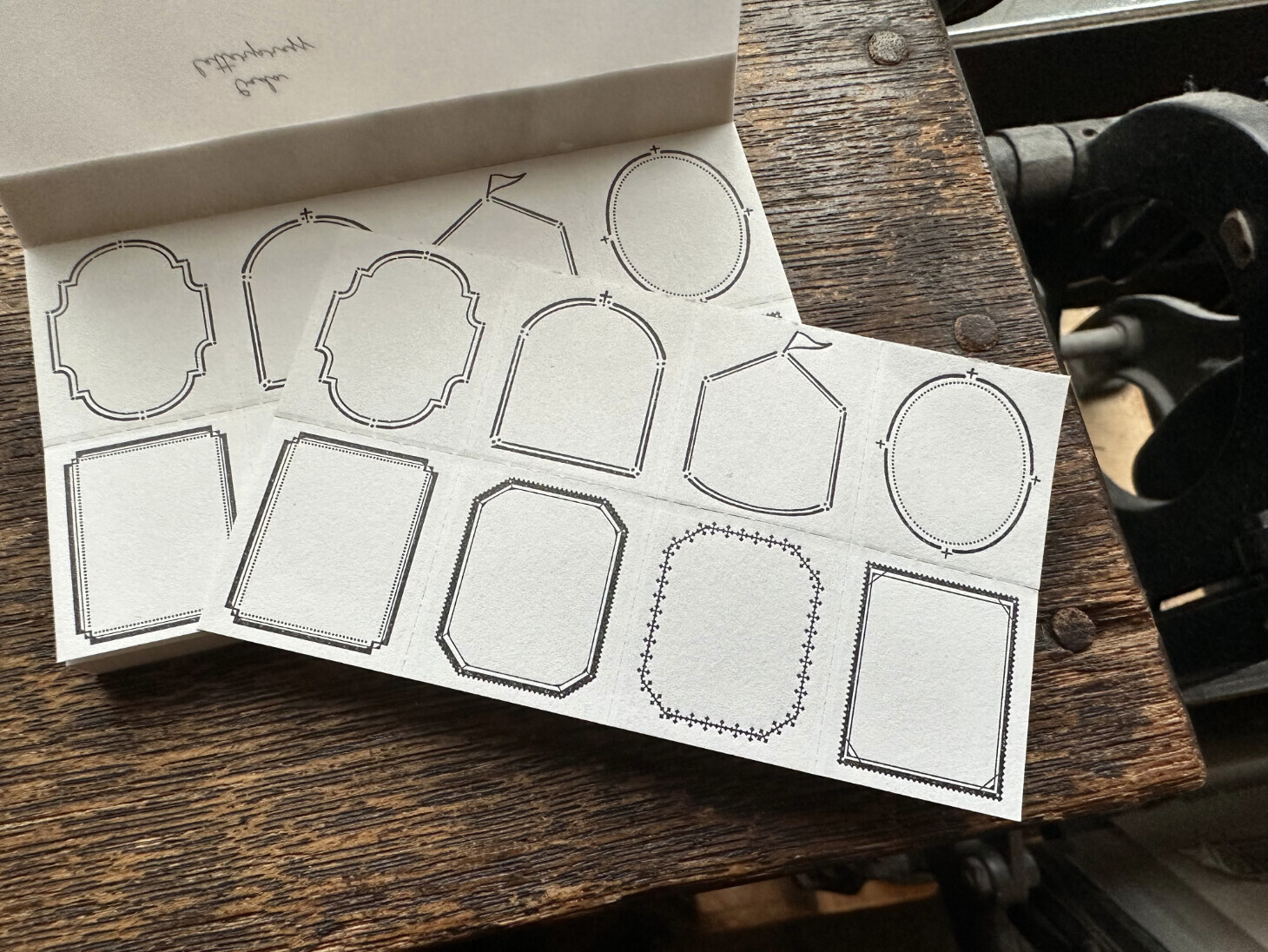 【活版印刷】Label Book 標籤本| 8款造型 | OEDA LETTERPRESS 日本