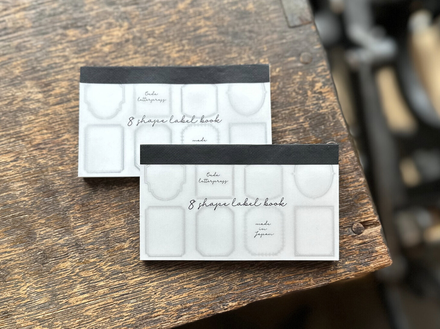 【活版印刷】Label Book 標籤本| 8款造型 | OEDA LETTERPRESS 日本