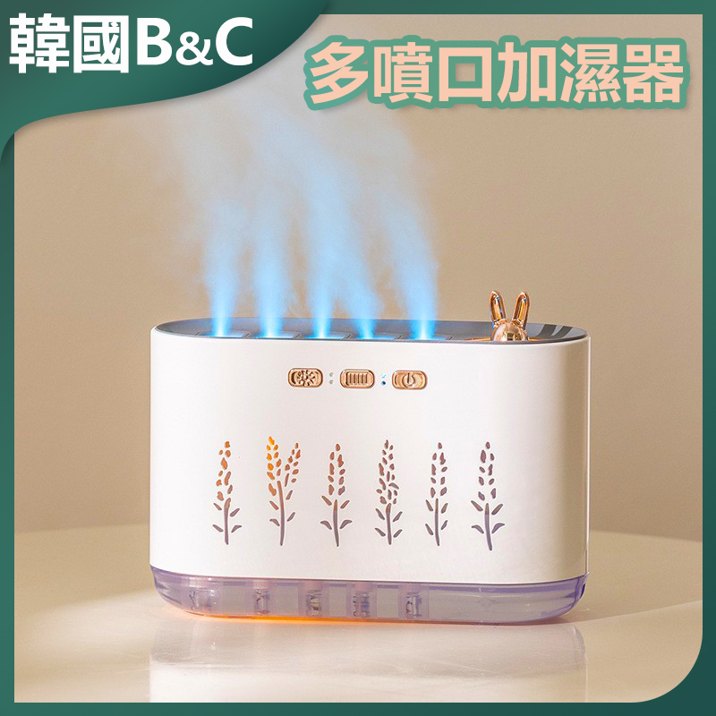 韓國B&C 多噴口空氣加濕器 家用加濕器 多噴口設計 靜音加濕 空氣淨化 B0188