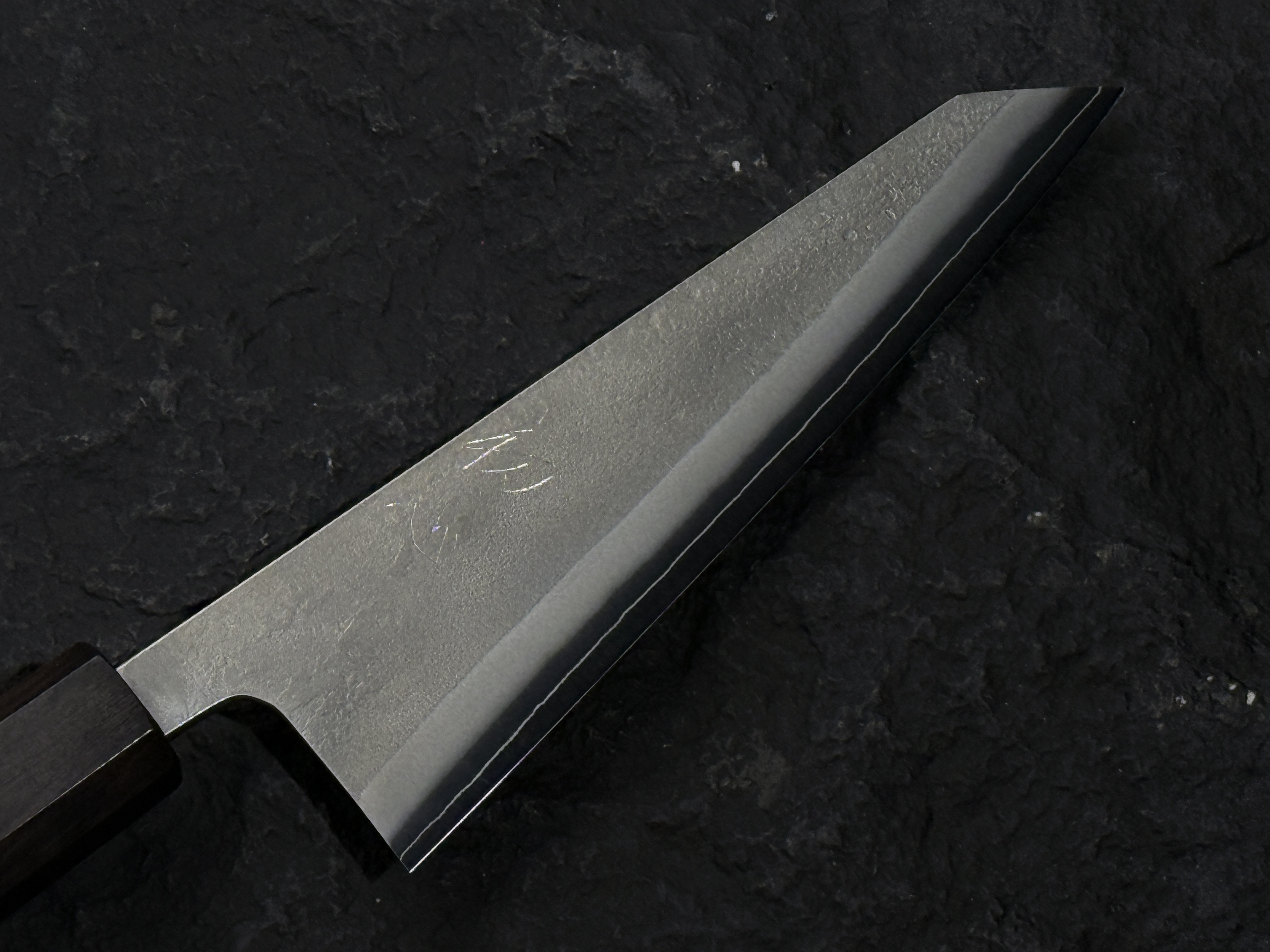 初心 吉金 SKD高速鋼 梨地 骨透 黑檀柄