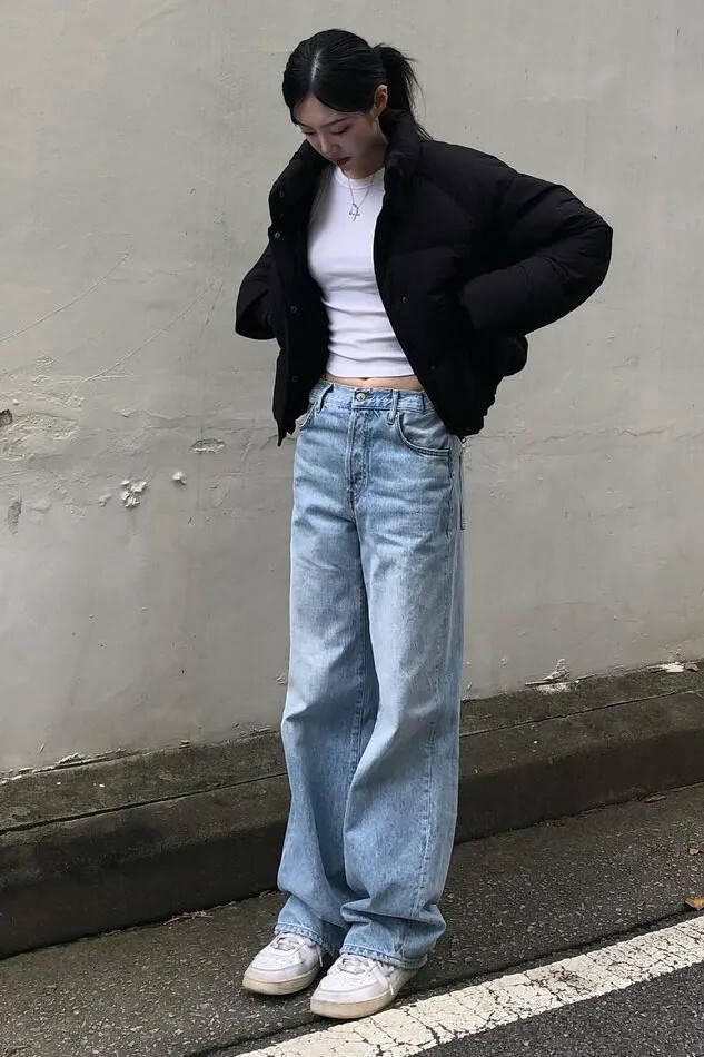 【OWN】SPAO 羽絨外套 短版 女生 保暖 下雪 冬季限定 袖套 加厚 黑色 米白