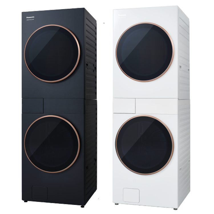 Panasonic 國際 洗15公斤+烘15公斤 熱泵除濕式 AI智慧雙控 洗烘衣機堆疊組(NA-V1515SP)