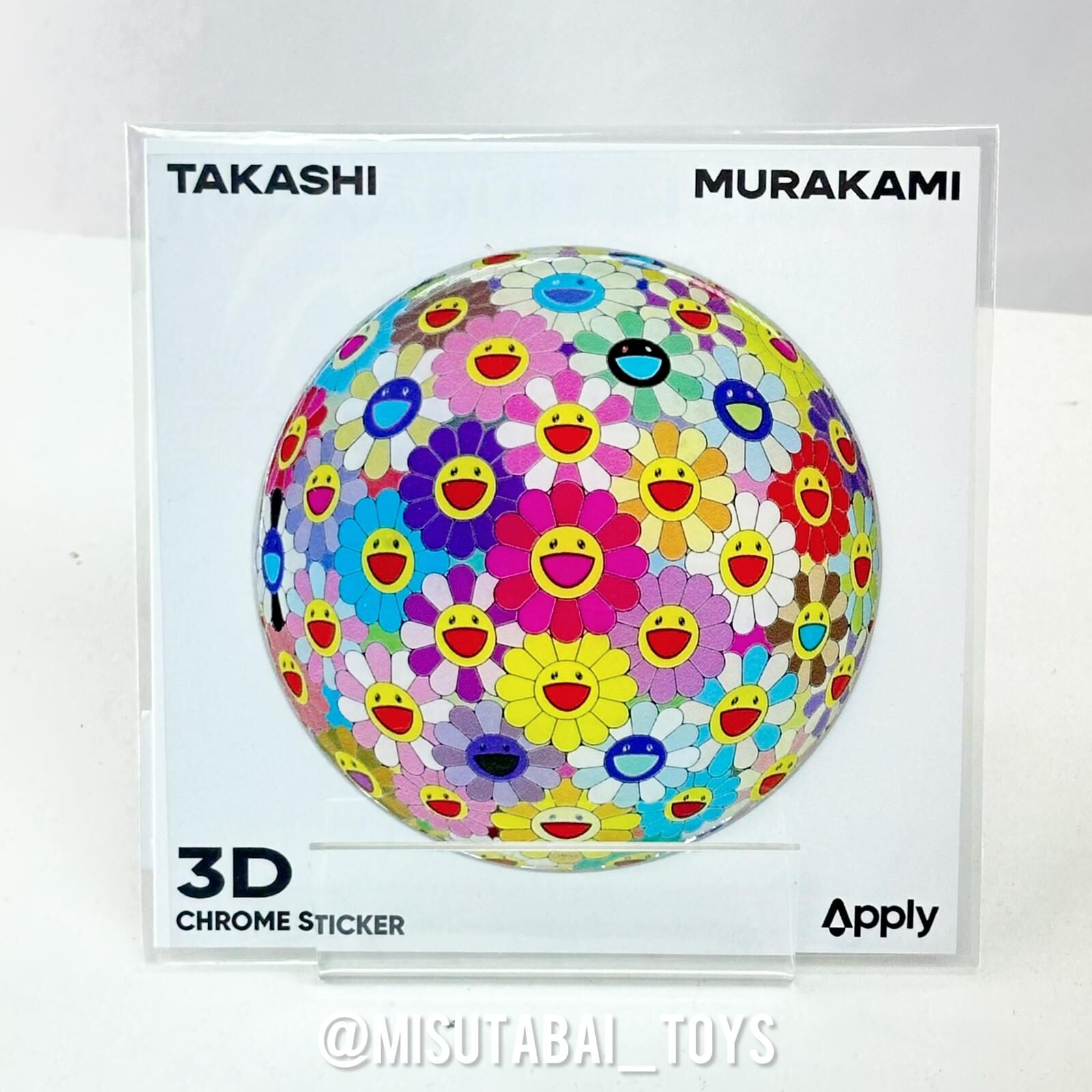 FlowerBall 3D Epoxy Domed Sticker (Made in USA) - Takashi Murakami
