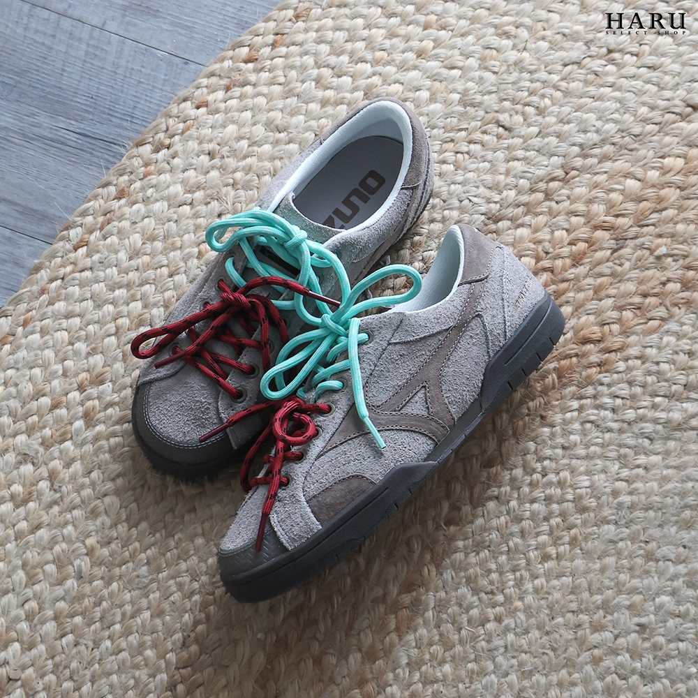 Mizuno 美津濃 CT CLUB 撞色鞋帶 麂皮絨 薄底 栗子可可 卡其色 德訓鞋 復古休閒鞋 D1GH261004