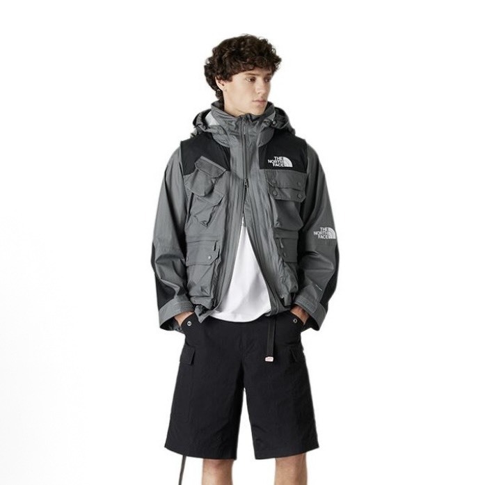 【代購】THE NORTH FACE Urban Exploration｜二合一可拆卸防風防水外套｜寬鬆版長袖夾克（男款）