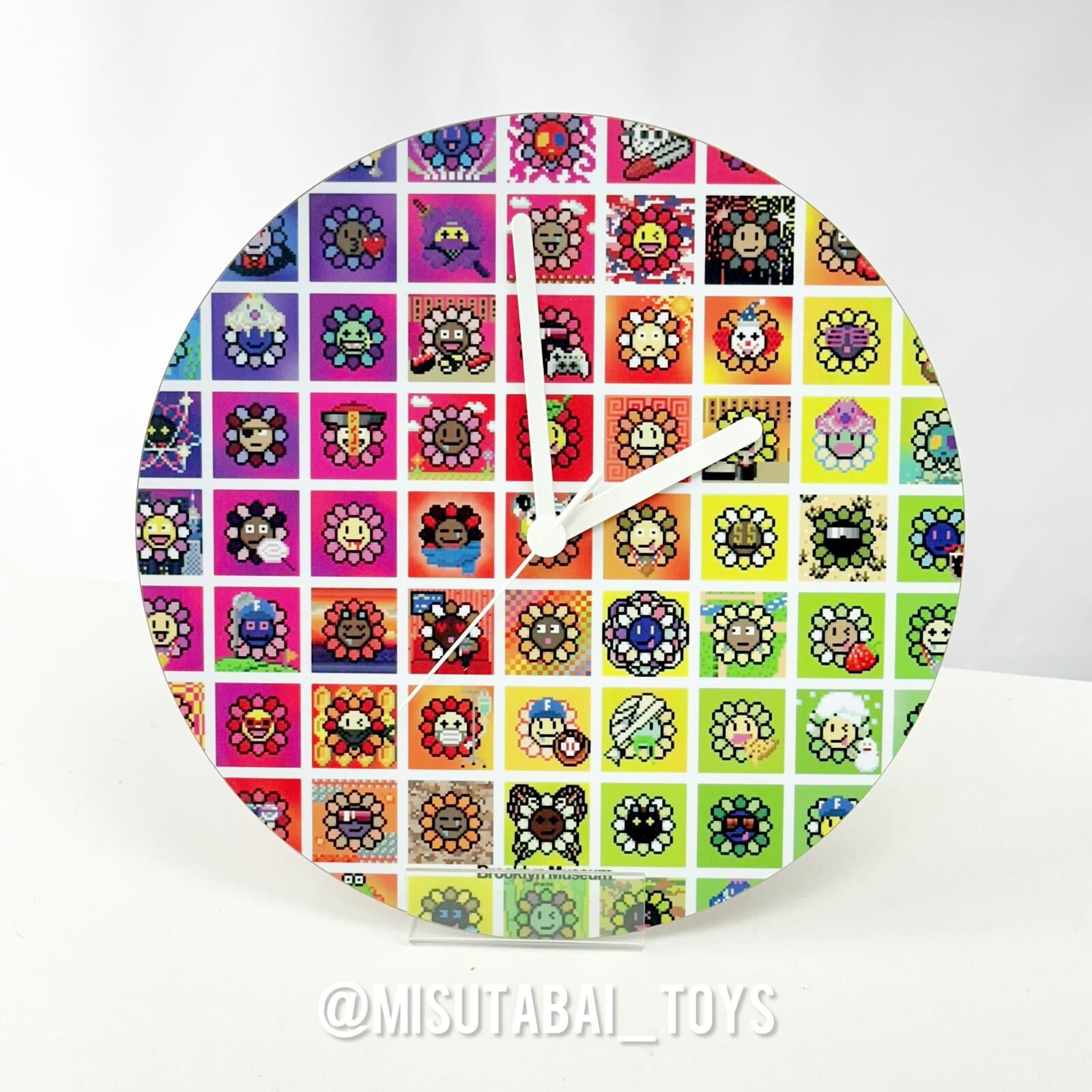 108 Bonno Flowers Wall Clock (HANDMADE IN GERMANY) -Takashi Murakami