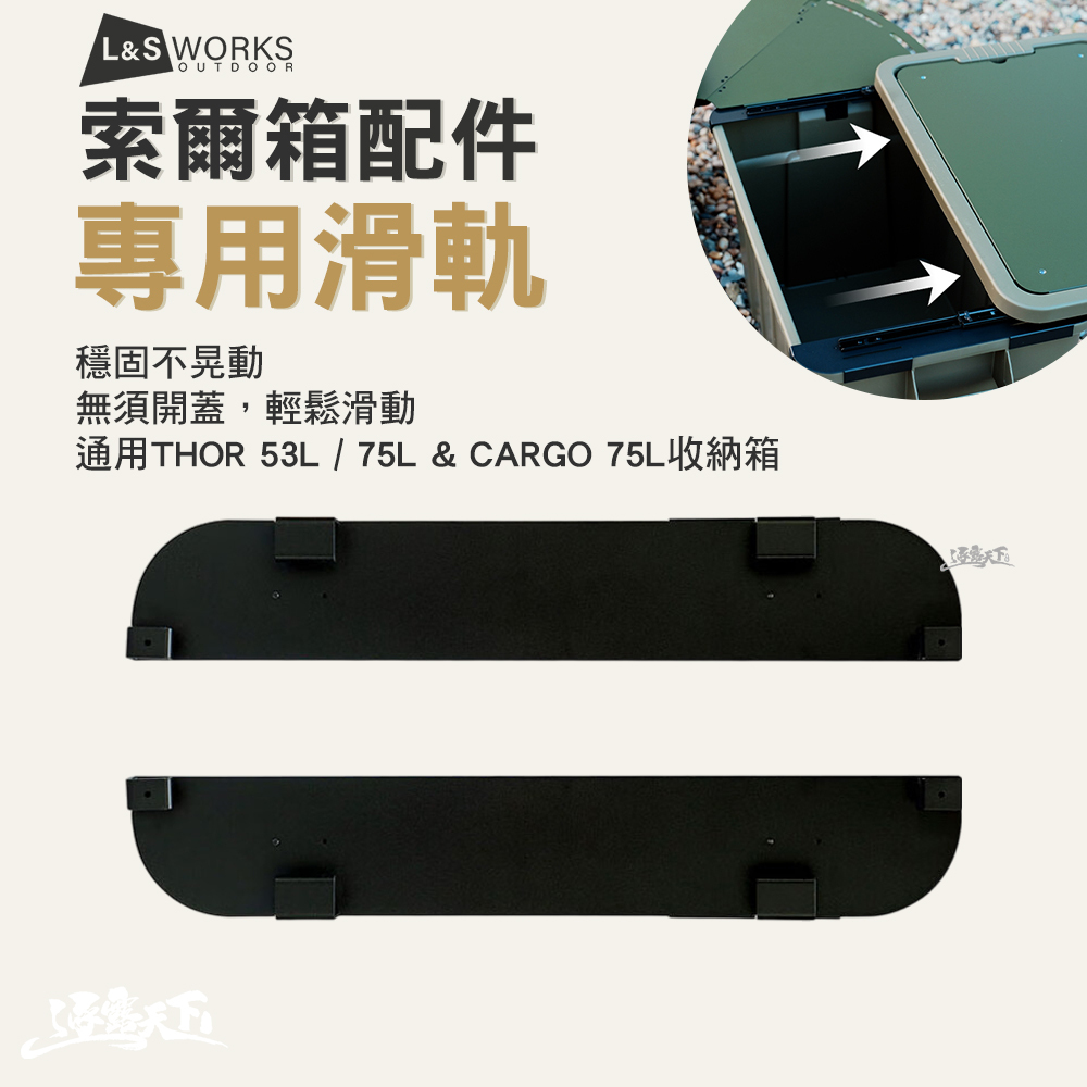 L&S 索爾箱配件 專用滑軌