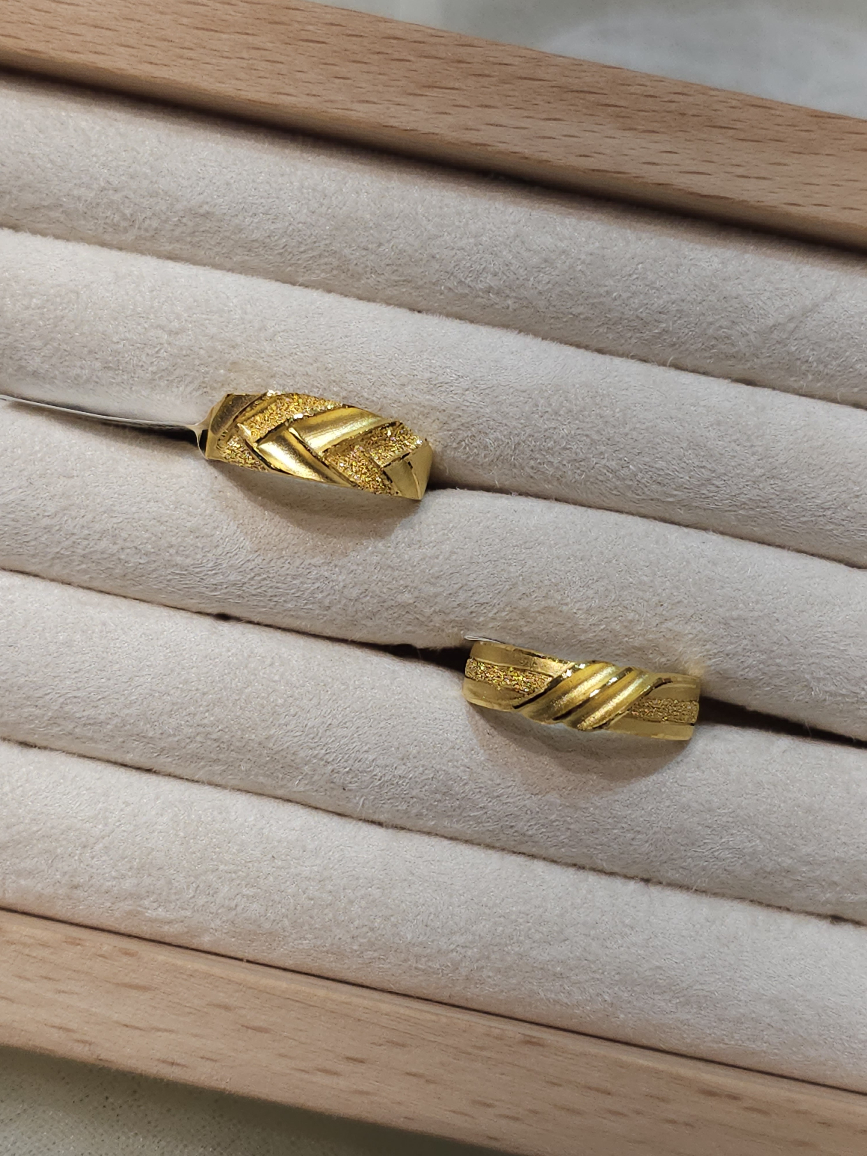 刻紋新砂系列男戒