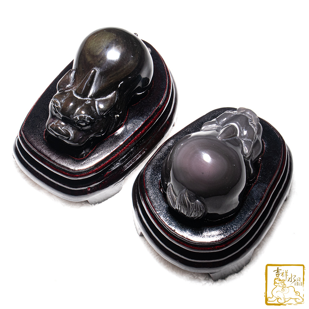 彩虹黑曜石貔貅 201~300g / 不挑款優惠區